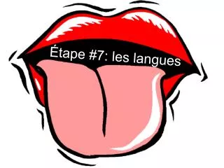 tape 7 les langues