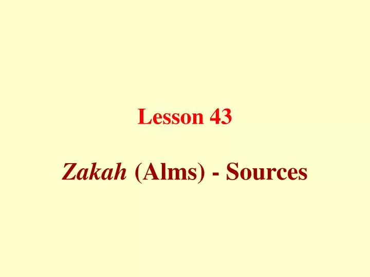 lesson 43