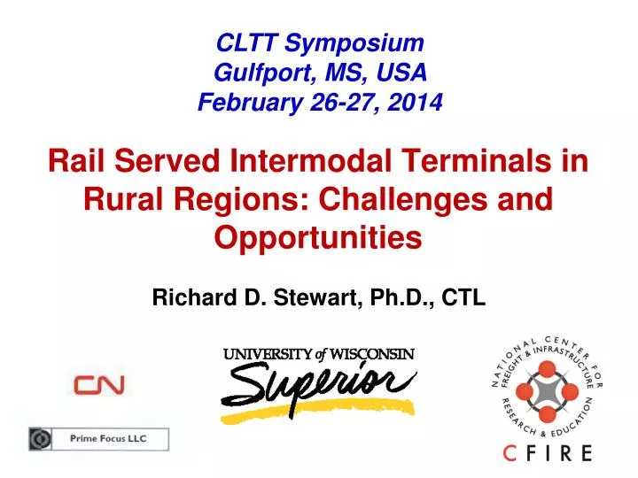 rail served intermodal terminals in rural regions challenges and opportunities
