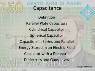 Capacitance