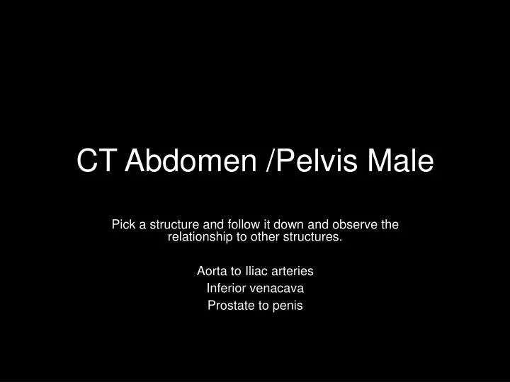 ct abdomen pelvis male