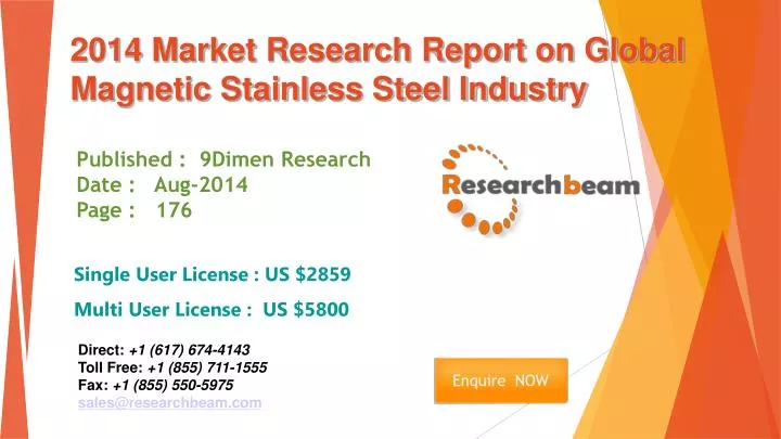 2014 market research report on global magnetic stainless steel industry