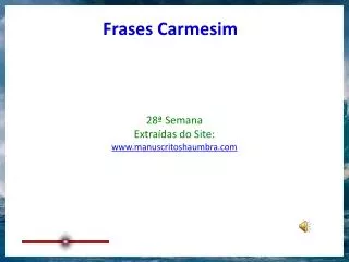 frases carmesim