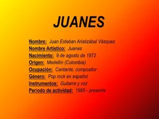 juanes