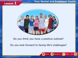Your Mental and Emotional Health
