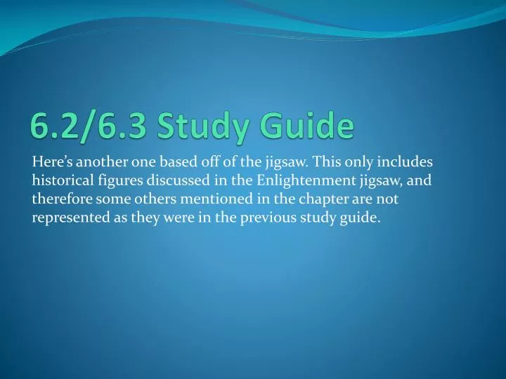 6 2 6 3 study guide