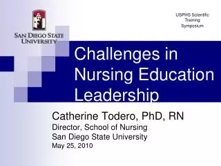 Challenges in Nursing Education Leadership
