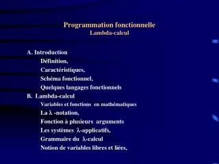 programmation fonctionnelle lambda calcul