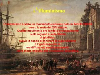 l illuminismo