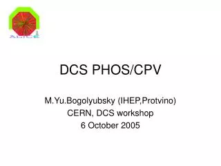 DCS PHOS/CPV