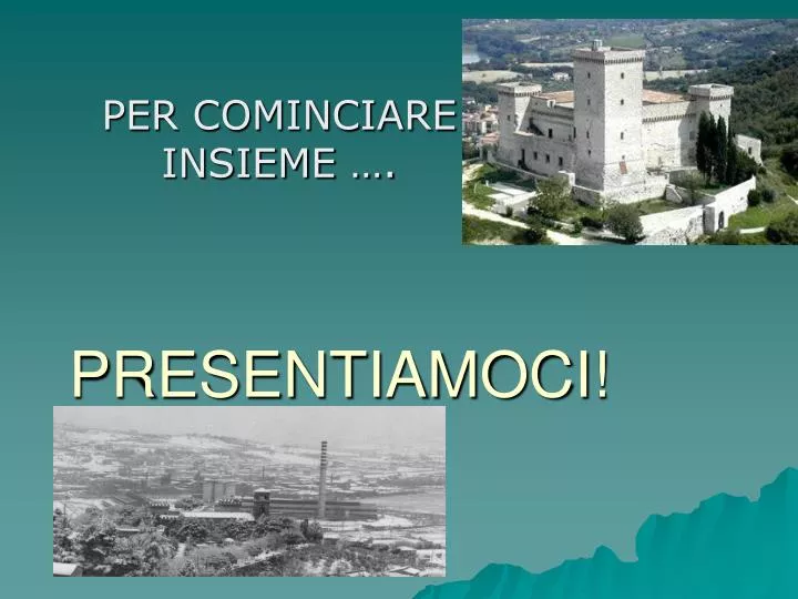 presentiamoci