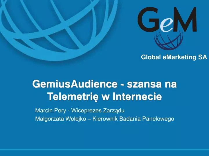 gemiusaudience szansa na telemetri w internecie