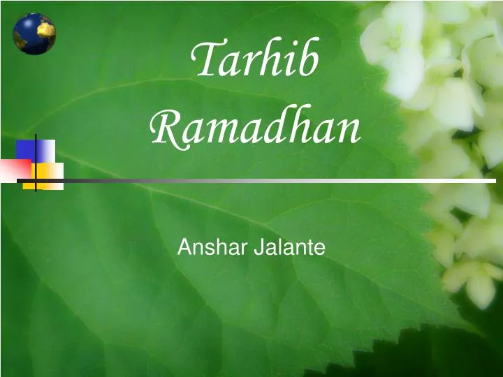 tarhib ramadhan