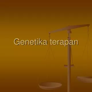 genetika terapan