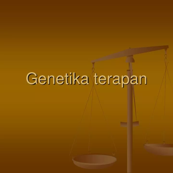 genetika terapan