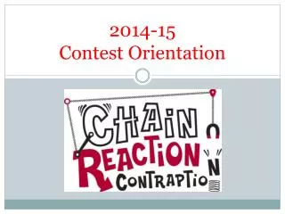 2014-15 Contest Orientation