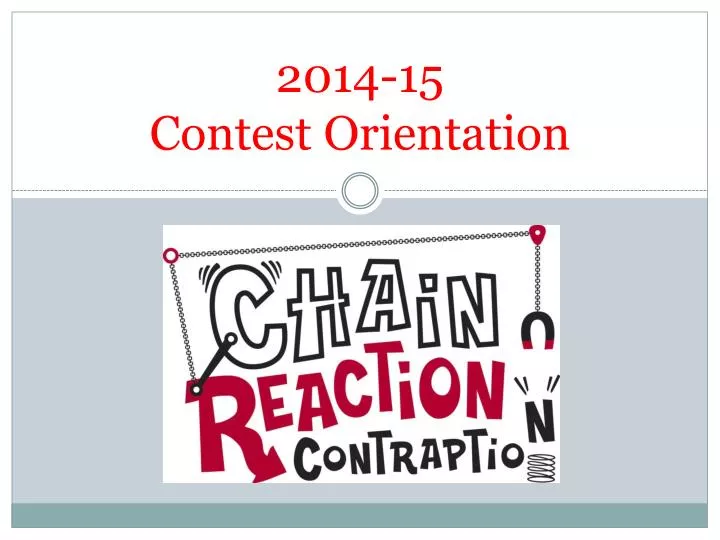 2014 15 contest orientation