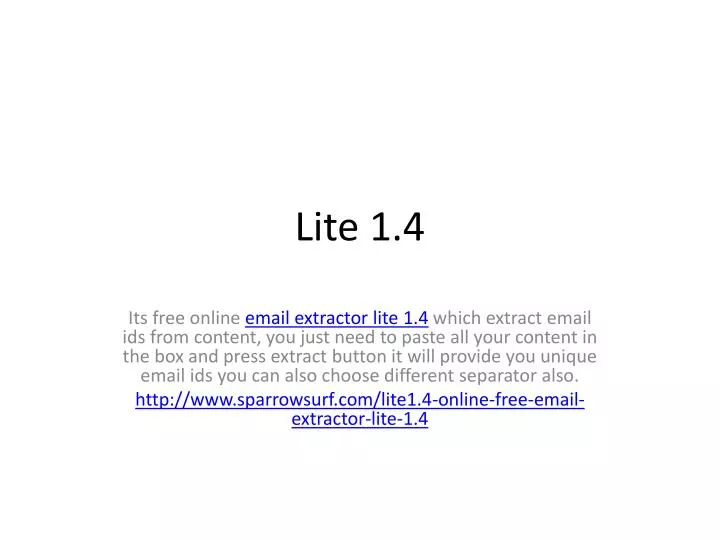 lite 1 4