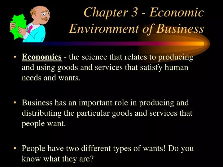 chapter 3 economic environment of business