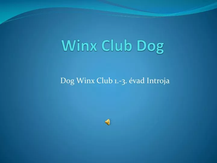 winx club dog