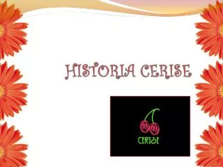 historia cerise