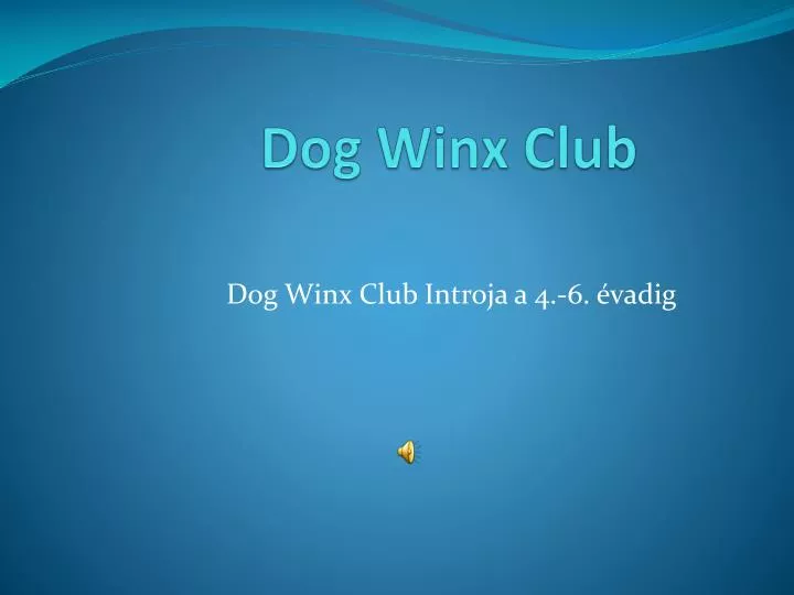 dog winx club