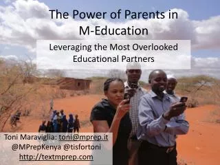 The Power of Parents in M-Education