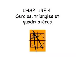 chapitre 4 cercles triangles et quadrilat res