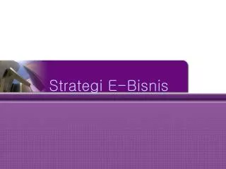 strategi e bisnis