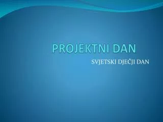 projektni dan