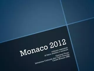 monaco 2012