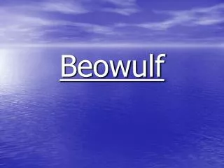 Beowulf