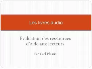 les livres audio