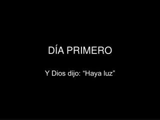 d a primero