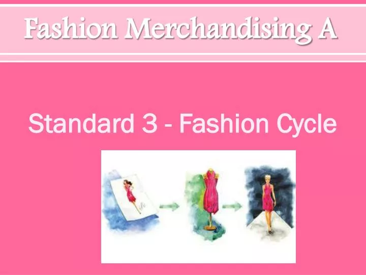 fashion merchandising a