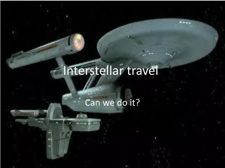 interstellar travel