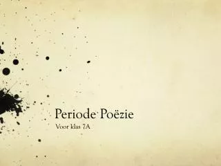 periode po zie