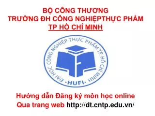 b c ng th ng tr ng h c ng nghi pth c ph m tp h ch minh