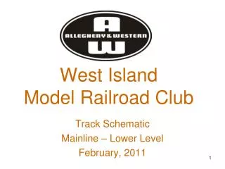 West Island Model Railroad Club
