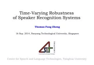 Time -Varying Robustness of Speaker Recognition Systems