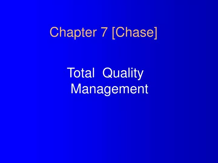 chapter 7 chase