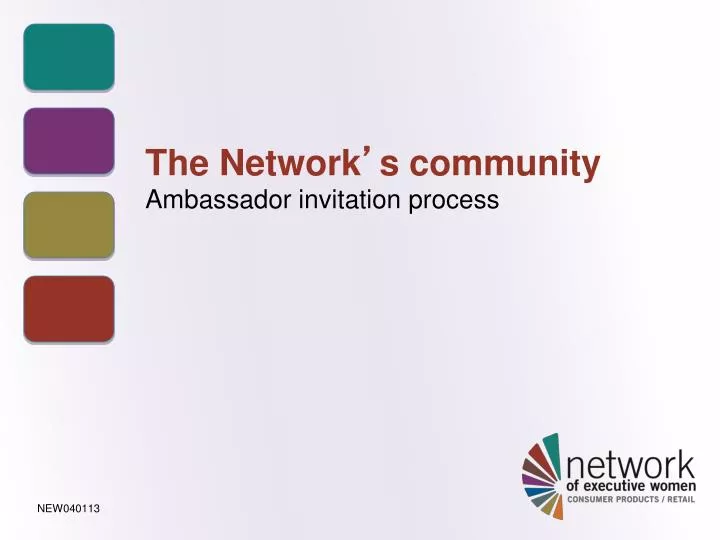 the network s community ambassador invitation process
