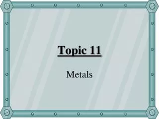 Topic 11