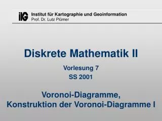 diskrete mathematik ii