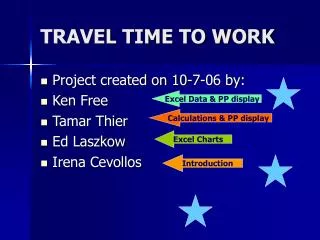 TRAVEL TIME TO WORK