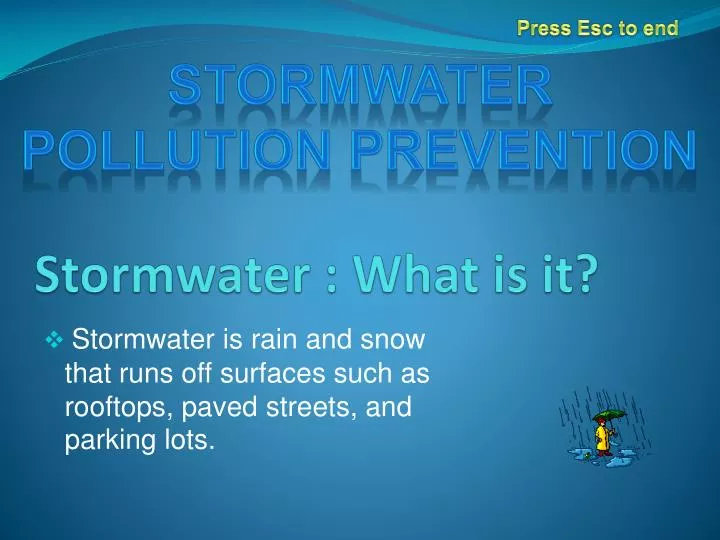 stormwater what is it