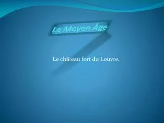 le m oyen ge