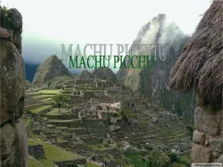 machu picchu