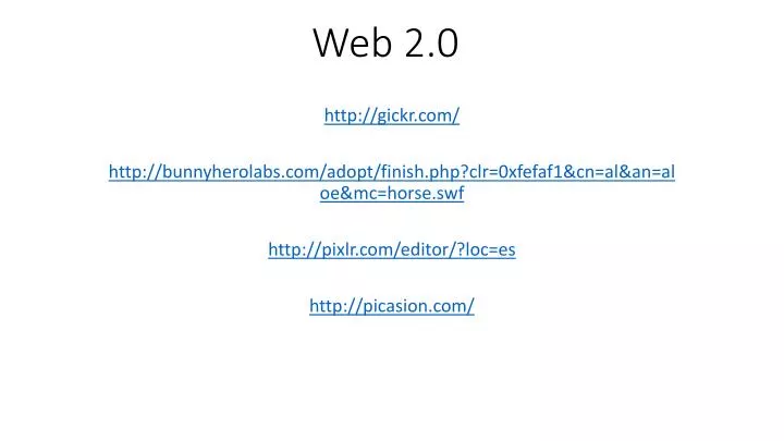 web 2 0