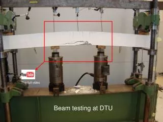 Beam testing at DTU